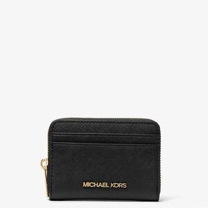 Michael Kors Jet Set Travel Leather Wallet - Black SOLD